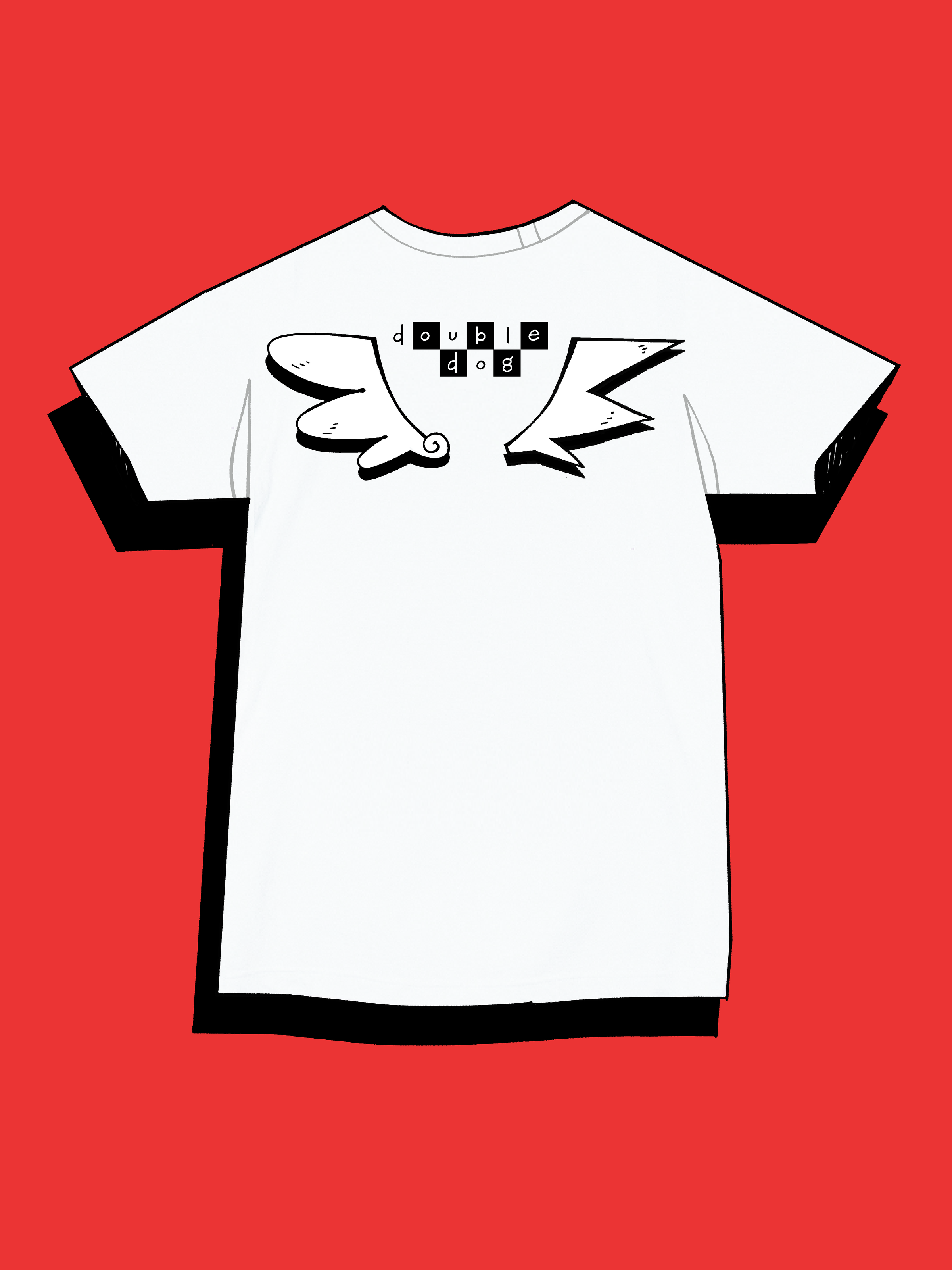 GIRL KISSER SHIRT - WHT TEE | Double Dog